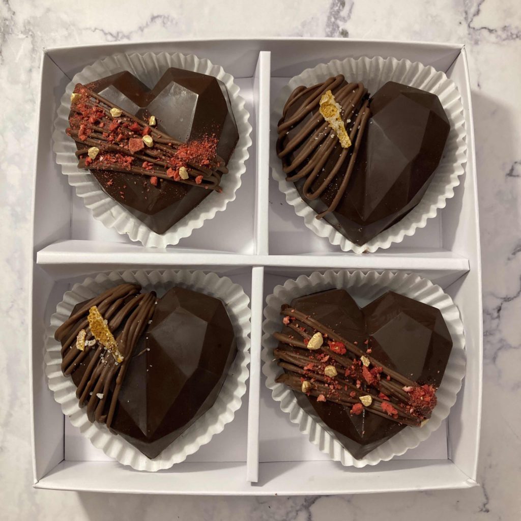 Vegan Chocolate Hearts