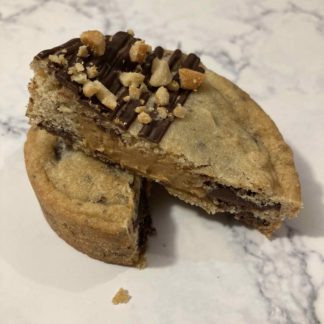 Vegan Peanut Butter Stuffed Cookies